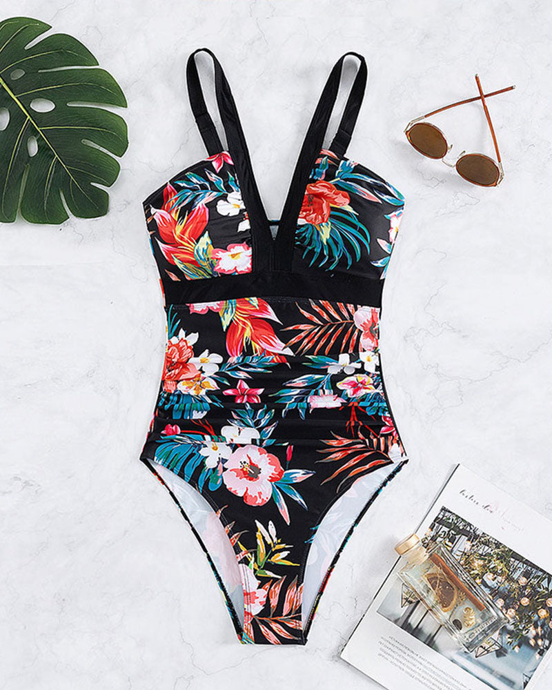 Anja | Women's Elegant Summer Floral Swimsuit
