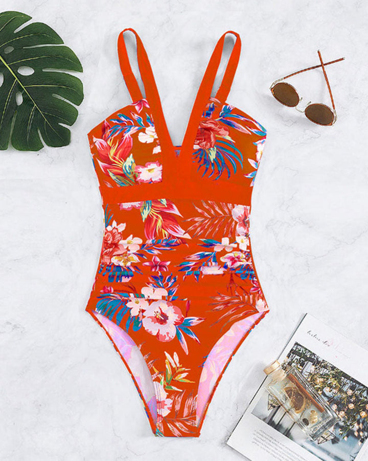 Anja | Women's Elegant Summer Floral Swimsuit