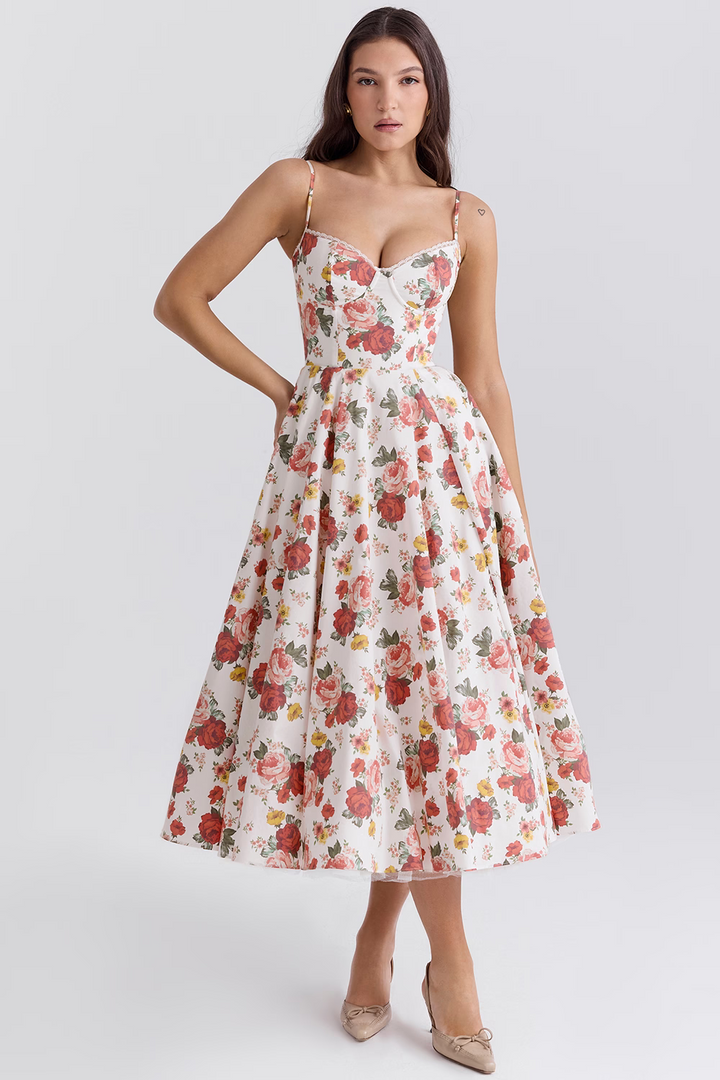 Leslie | Women’s Wedding Guest Midi Dress