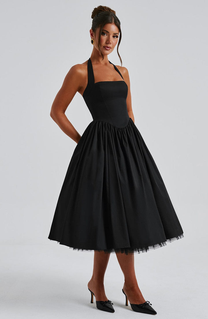 Sydney | Women's A-Line Midi Wedding Guest Dress