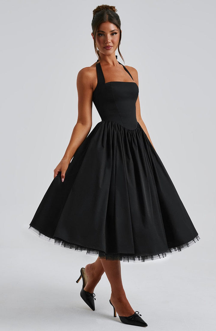 Sydney | Women's A-Line Midi Wedding Guest Dress