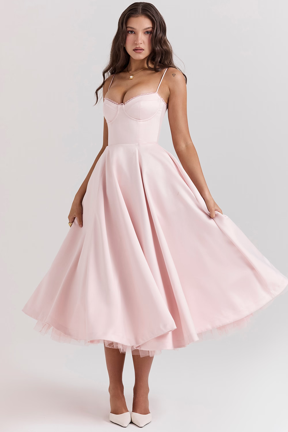 Leslie | Women’s Wedding Guest Midi Dress