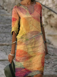 Remi | Women's Summer Printed Midi Dress