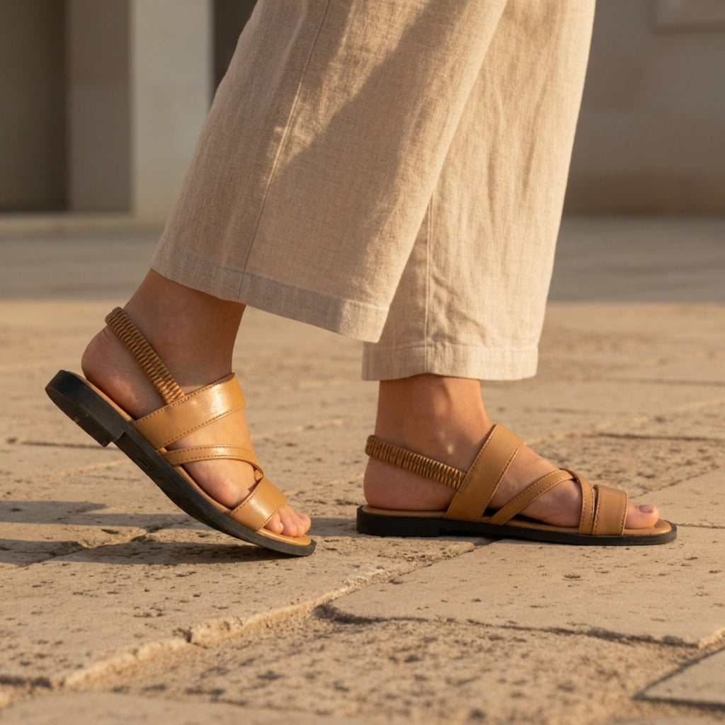 Hawa | Women's Summer Multi-Strap Slingback Sandals