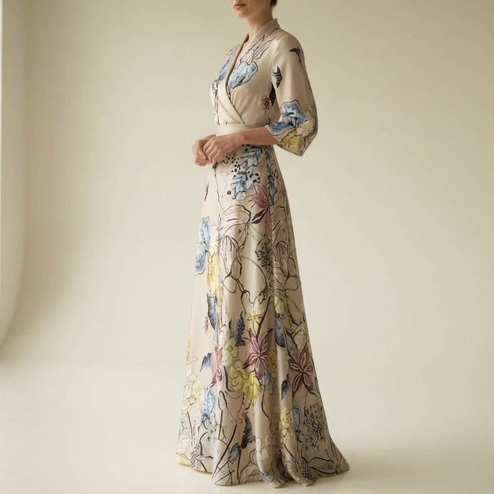 Honza | Women's Wrapped Floral Summer Dress