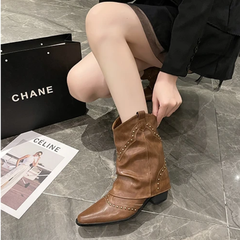 Rylee | Women’s Casual Studded Cowboy Boots