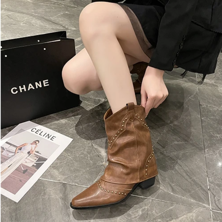 Rylee | Women’s Casual Studded Cowboy Boots