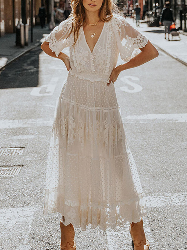 Kinsley | Women’s Summer V-Neck Maxi Dress