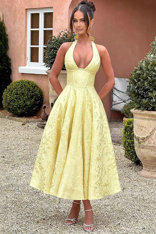 Naomi | Women's Elegant A-Line Wedding Guest Dress