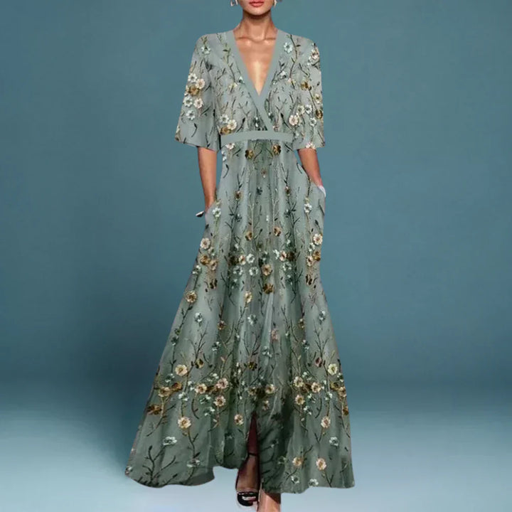 Birdie | Women’s Summer V-Neck Maxi Dress