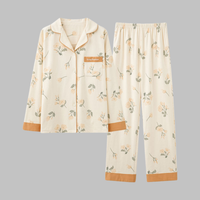 Serena | Women's Floral Button-Up Sleepwear Set