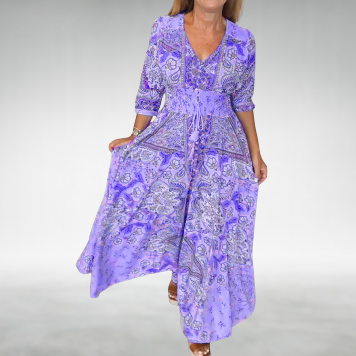 Charlotte | Women's Summer Floral Maxi Dress