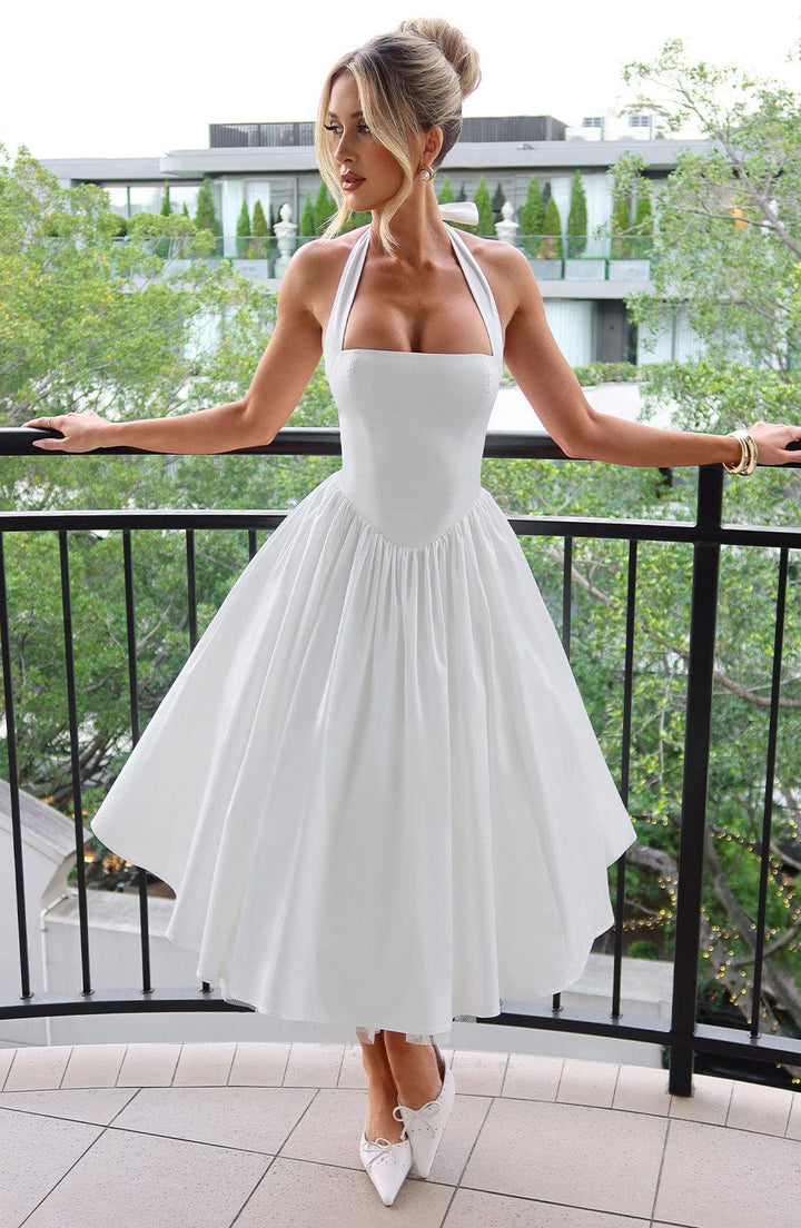 Sydney | Women's A-Line Midi Wedding Guest Dress