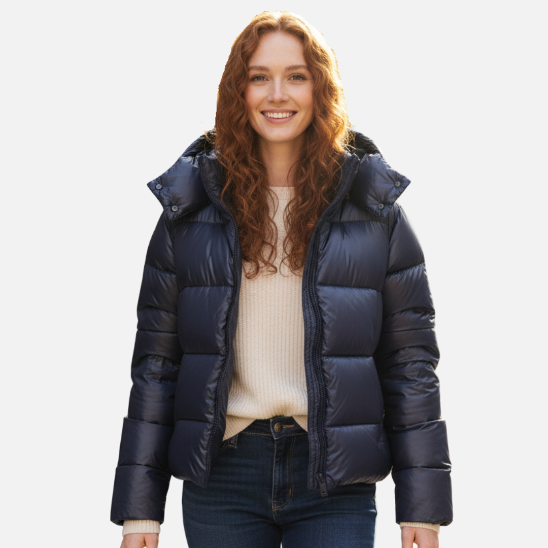 Poppy | Women's Hooded Zip-Up Puffer Jacket