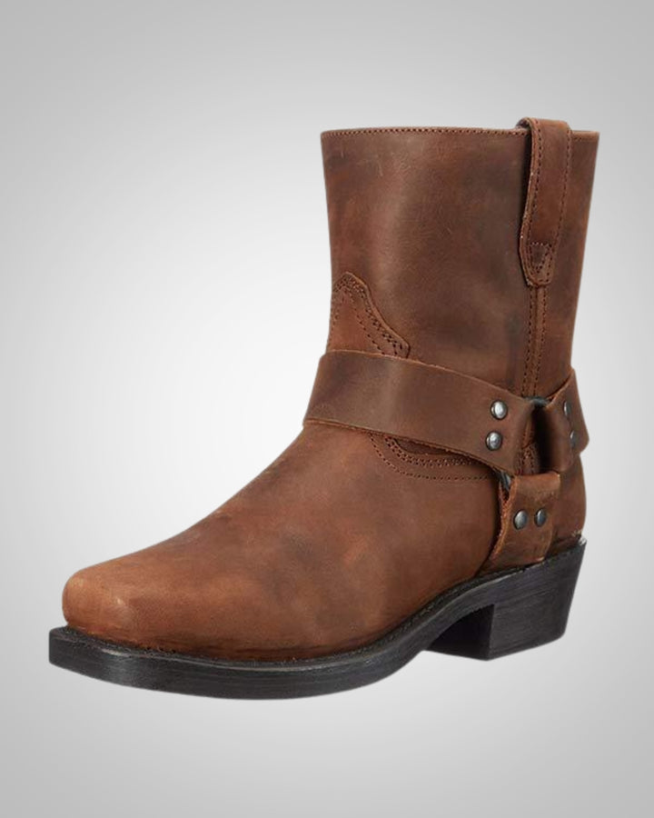 Mckenna | Women’s Buckle Strap Western Cowboy Boots