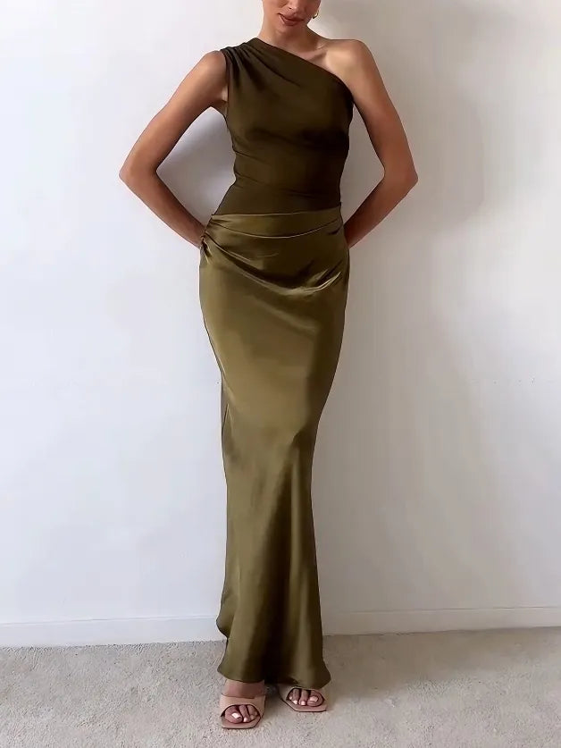Jolie | Women’s One-Shoulder Maxi Dress