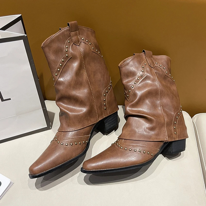 Rylee | Women’s Casual Studded Cowboy Boots