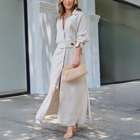 Cecilia | Women’s Elegant Button Maxi Dress