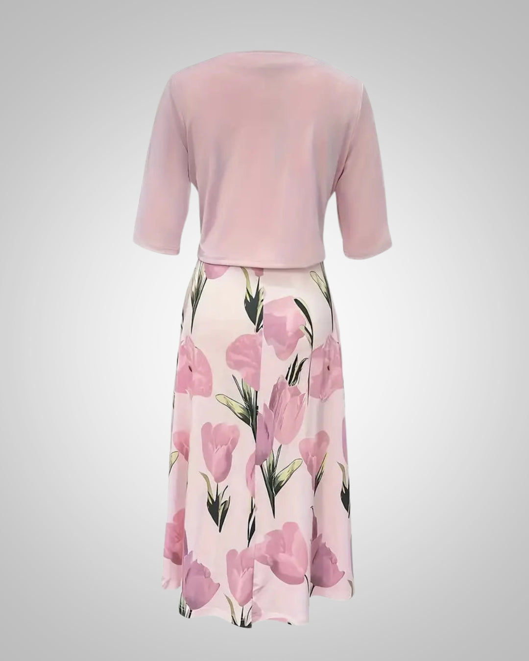 Sofia | Women's Summer Floral Pattern V-Neck Maxi Dress Set