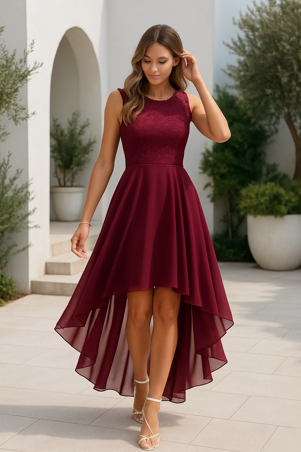 Courtney | Women’s Elegant Wedding Guest Midi Dress