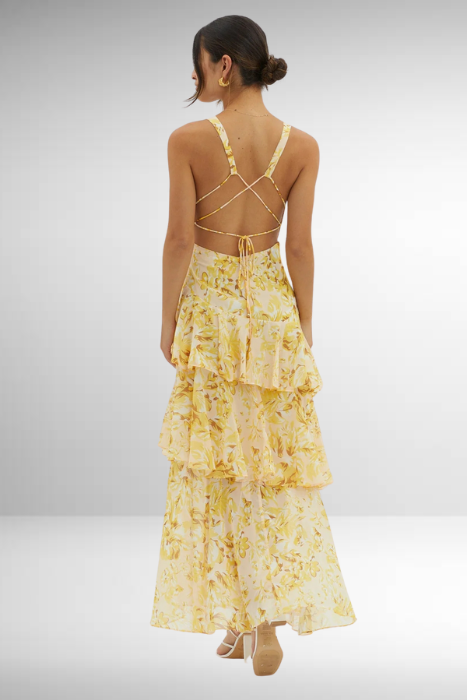 Callista | Women’s V-Neck Summer Maxi Dress