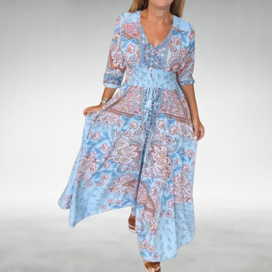 Charlotte | Women's Summer Floral Maxi Dress