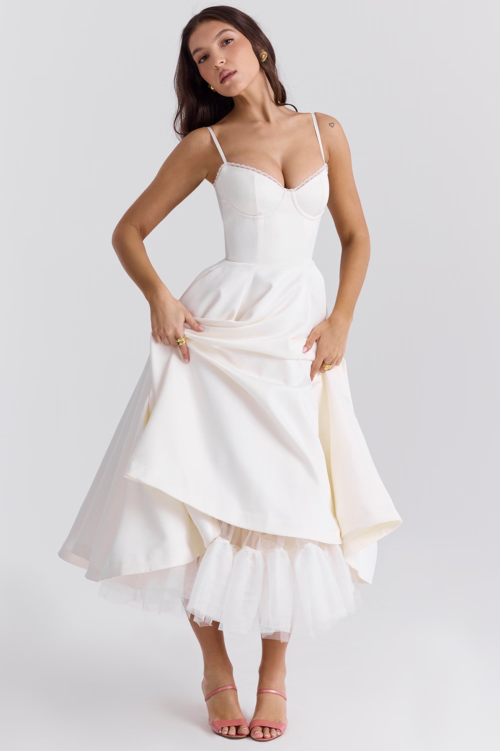 Leslie | Women’s Wedding Guest Midi Dress