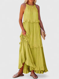 Livia | Women's Elegant Draped Maxi Dress