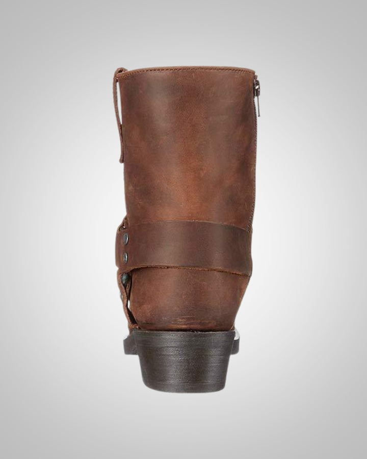 Mckenna | Women’s Buckle Strap Western Cowboy Boots