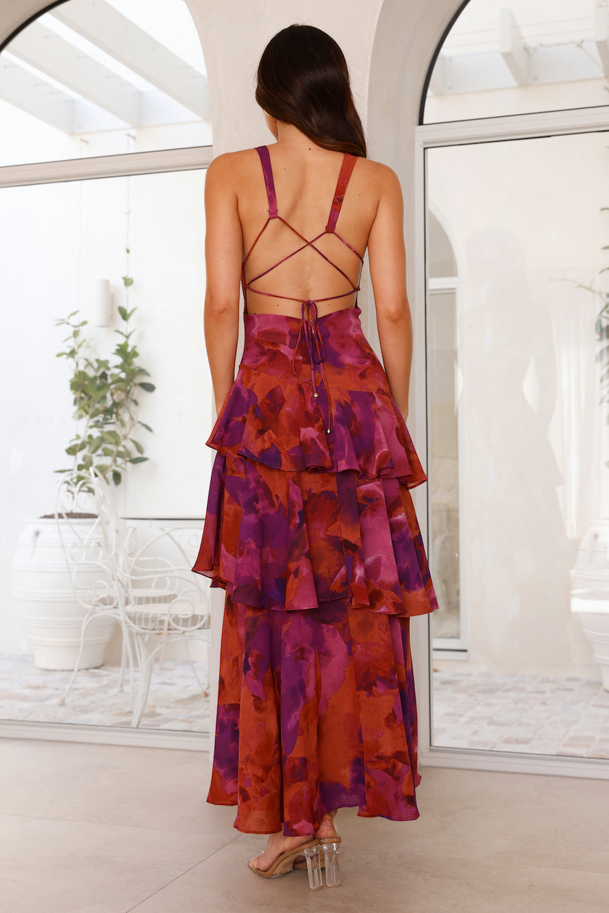 Callista | Women’s V-Neck Summer Maxi Dress