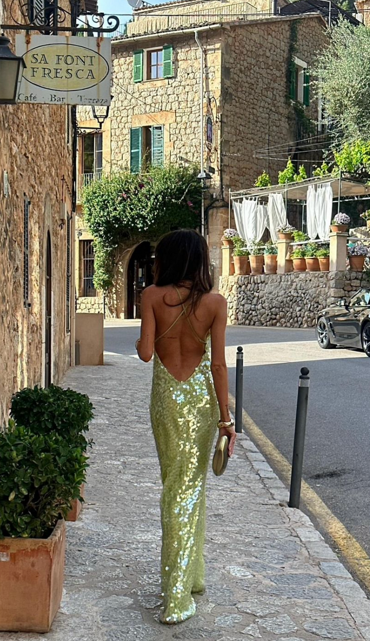 Jena | Women’s Elegant Glitter Wedding Guest Dress