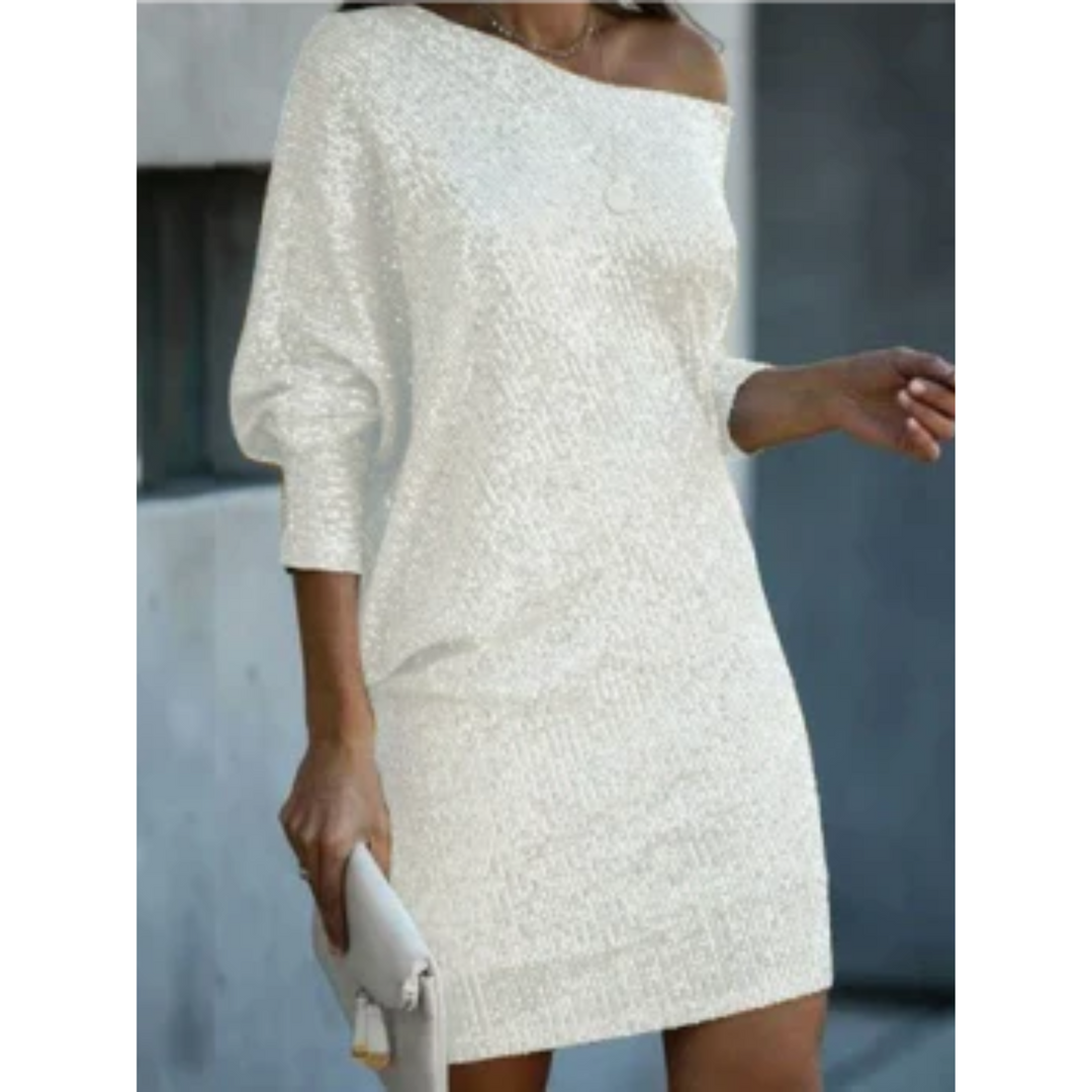 Shelby | Women’s Evening Gold Sequin Dress