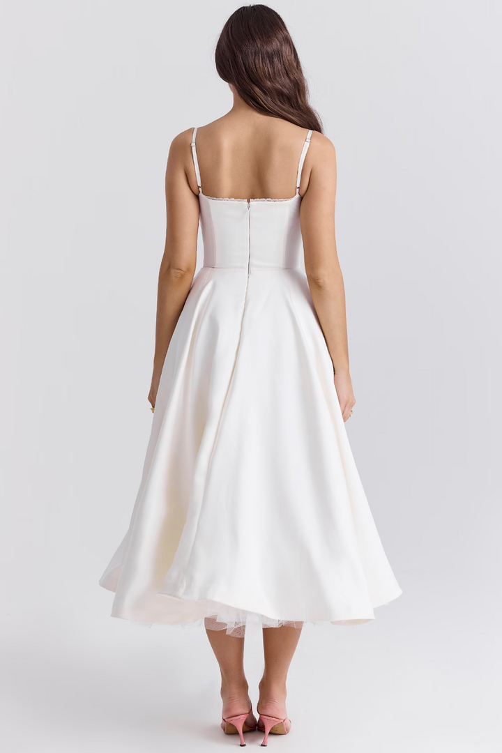 Leslie | Women’s Wedding Guest Midi Dress