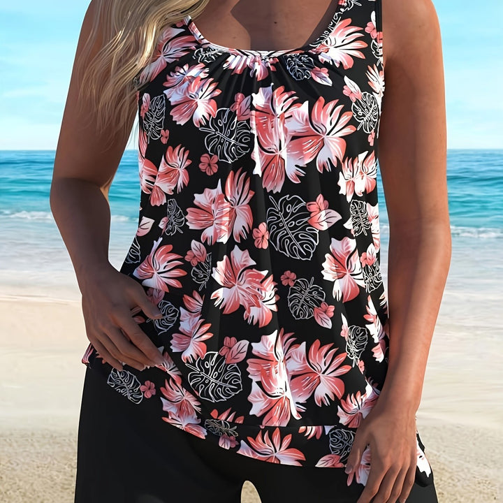 Isla | Women's Beach Floral Tankini Swimwear Set