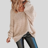 Maren | Women's Elegant Round Neck Knit Sweater