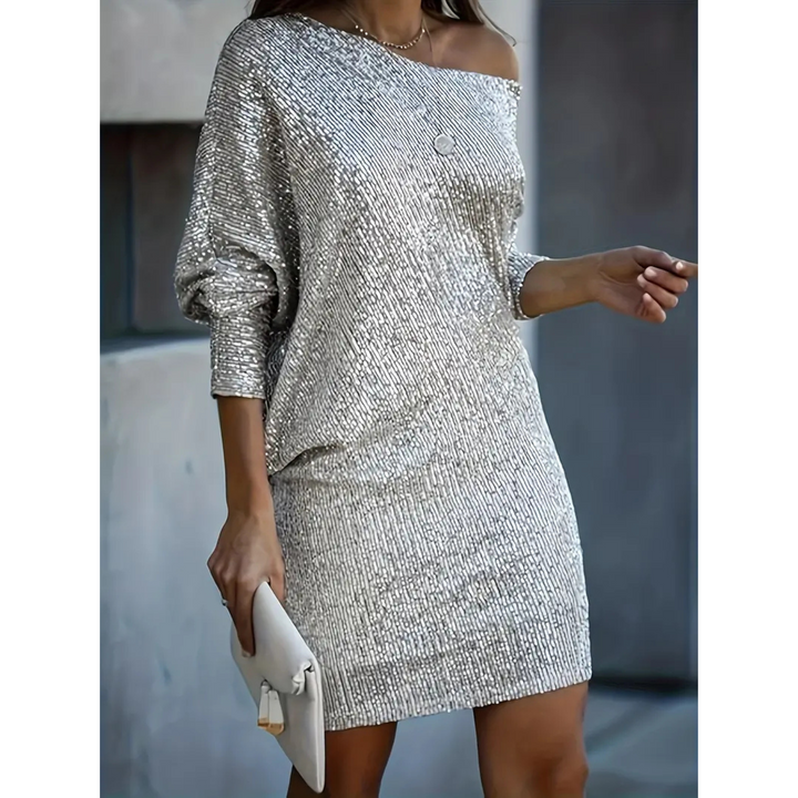 Shelby | Women’s Evening Gold Sequin Dress