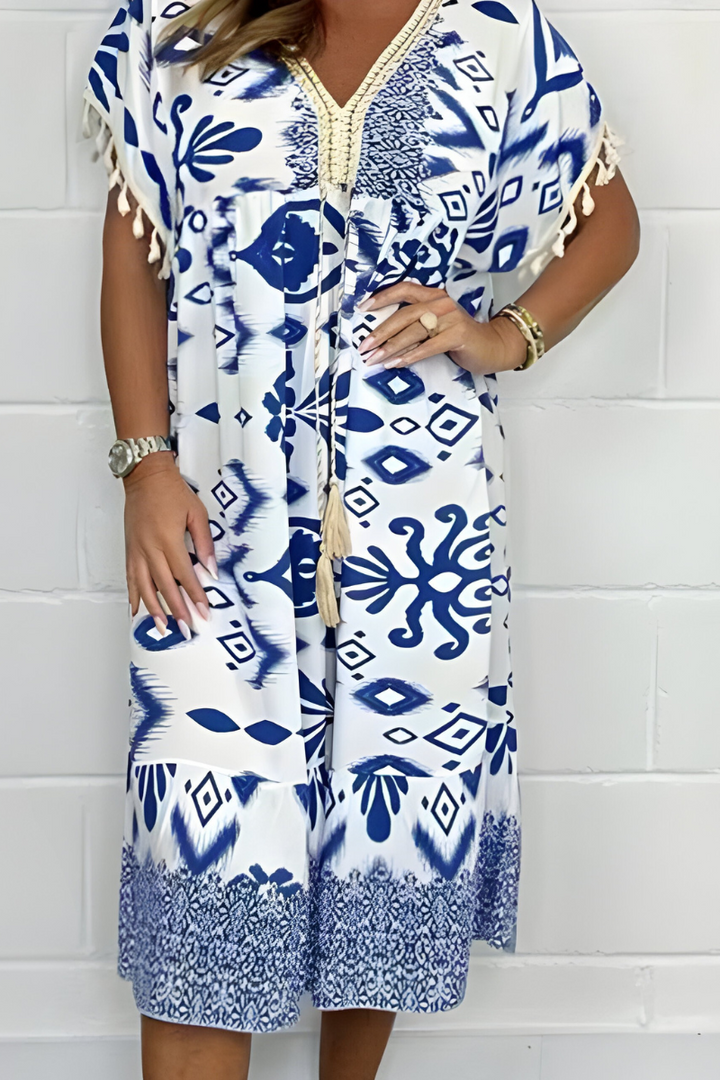 Abigail | Women's Summer Boho Midi Dress