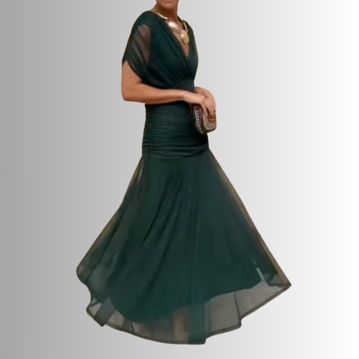 Galilea | Women’s Off-Shoulder Draped Maxi Dress