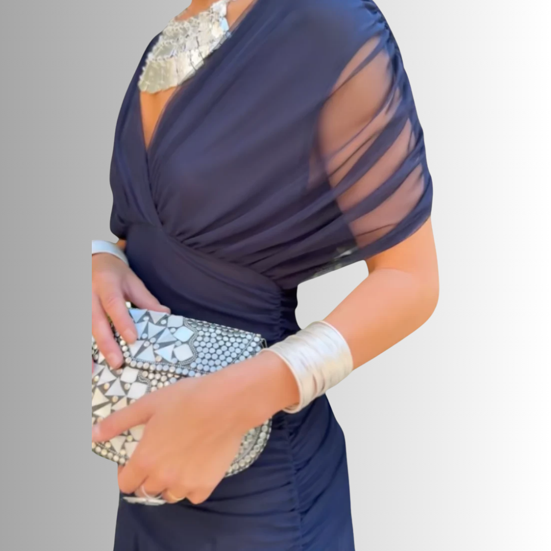 Galilea | Women’s Off-Shoulder Draped Maxi Dress