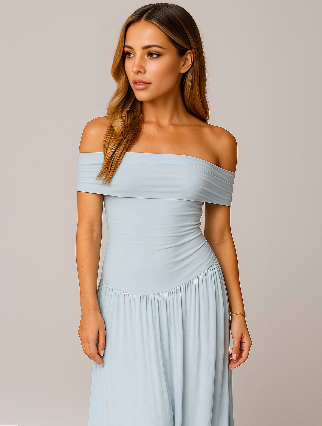 Caitlin | Women’s Off-Shoulder Wedding Guest Dress