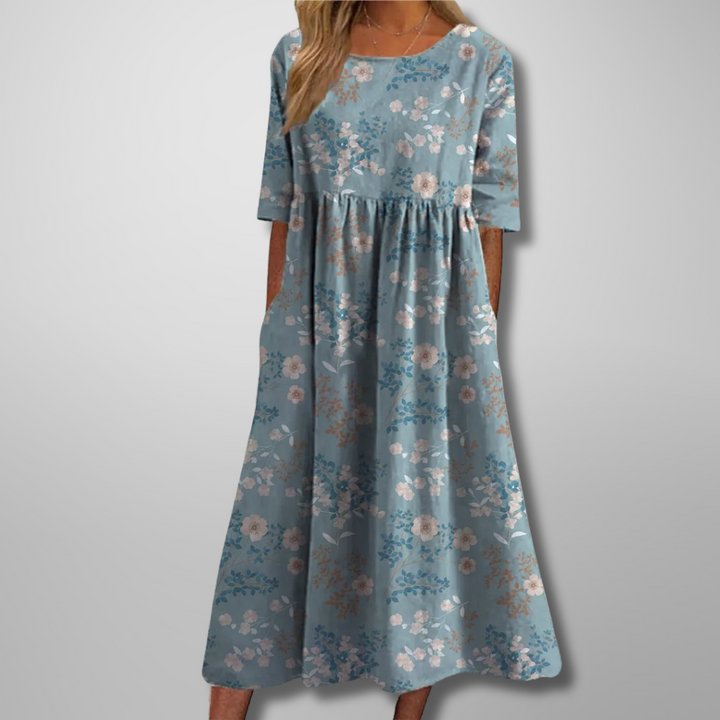 Ensley | Women’s Summer Floral Midi Dress