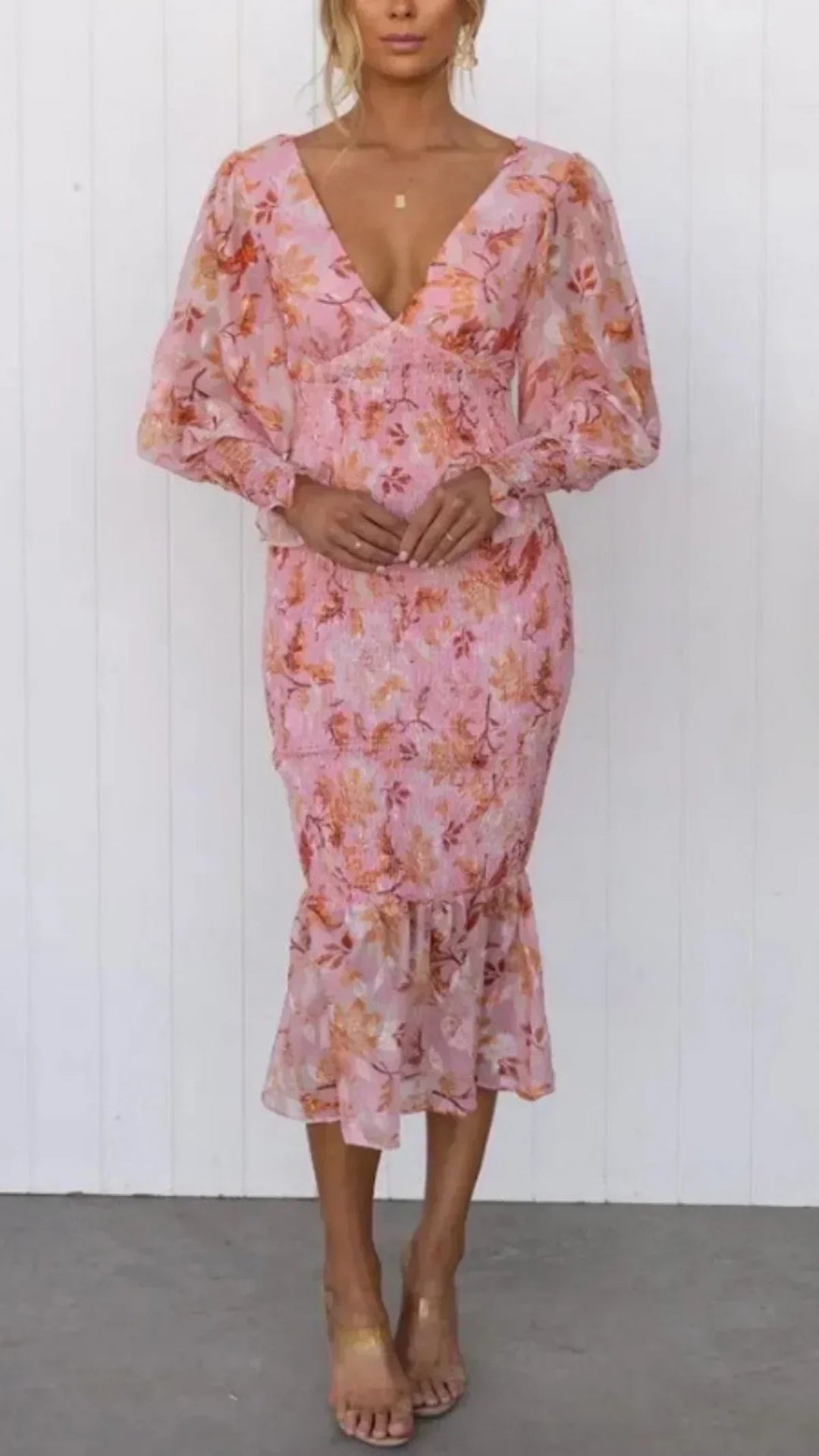 Brinley | Women’s Puff Sleeves Summer Dress