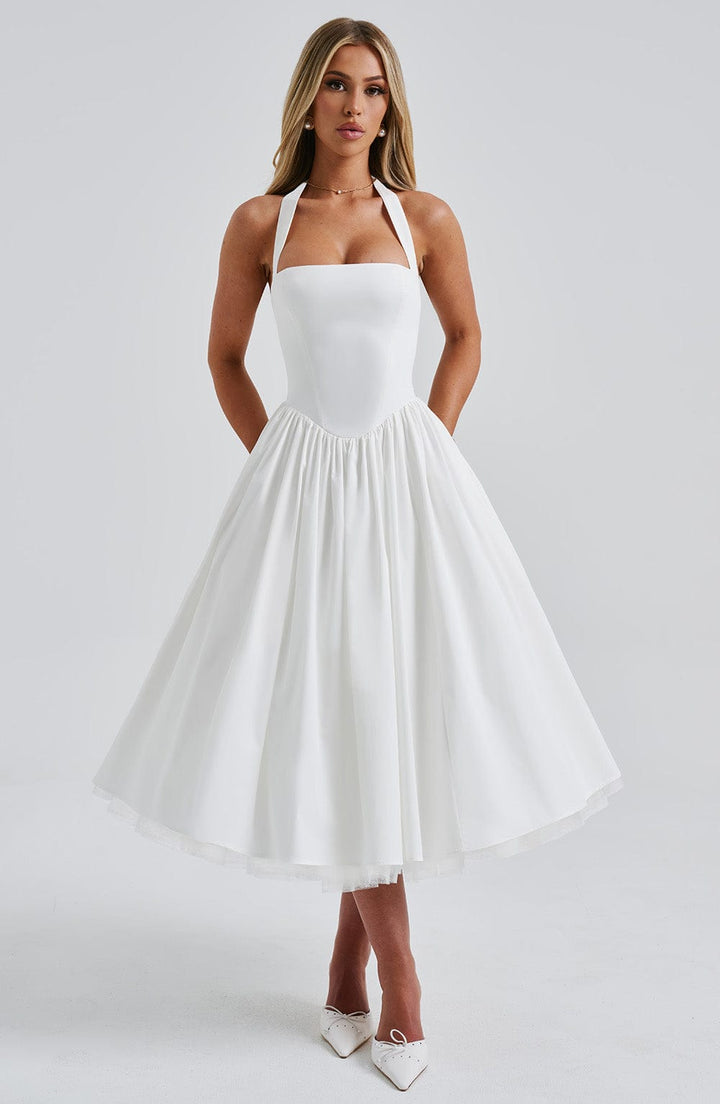 Sydney | Women's A-Line Midi Wedding Guest Dress