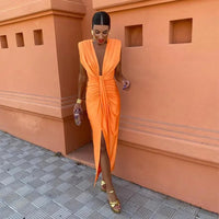 Lexi | Women's Summer Plunging Maxi Dress