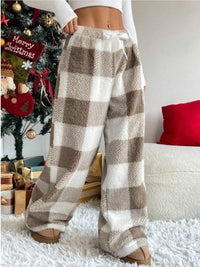 Freza | Women's Winter High-Waisted Plaid Pants