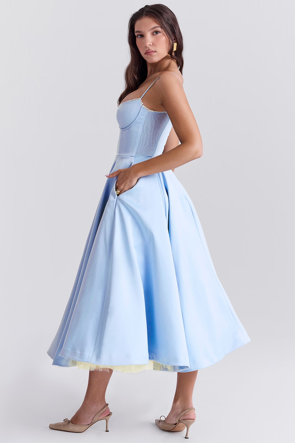 Leslie | Women’s Wedding Guest Midi Dress