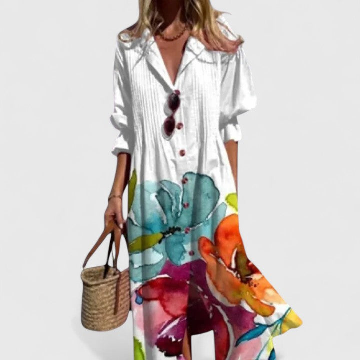 Aila | Women’s Summer Printed Boho Dress