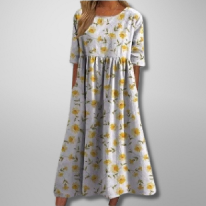 Ensley | Women’s Summer Floral Midi Dress