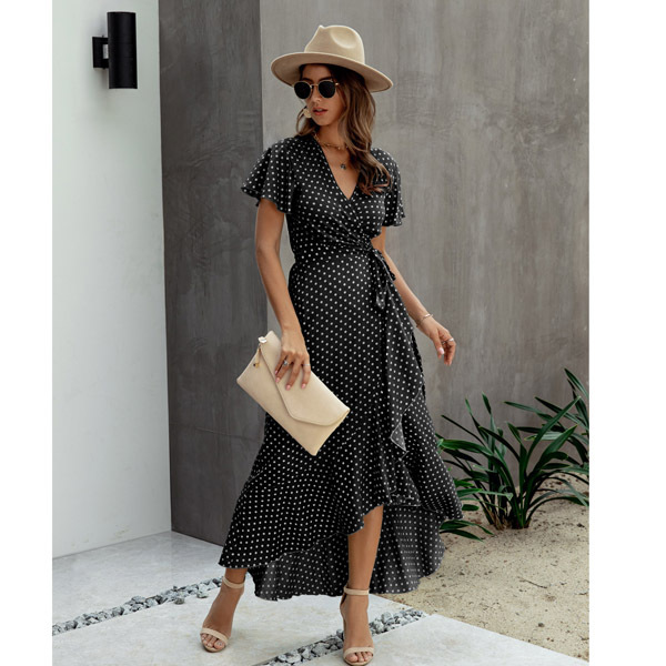 Selena | Women’s Tie Waist Summer Maxi Dress