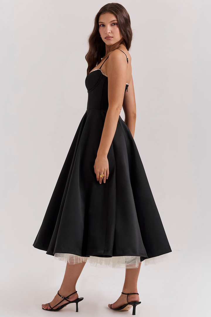Leslie | Women’s Wedding Guest Midi Dress